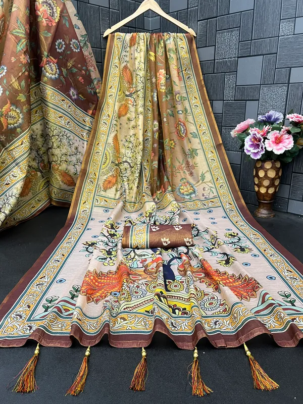 Beige_Lilan_Printed_Saree