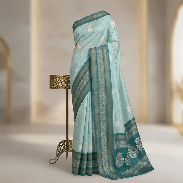 Light_Blue_Lilan_Printed_Saree