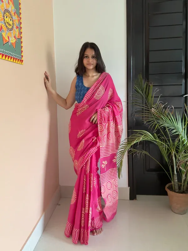 Pink_Lilan_Printed_Saree