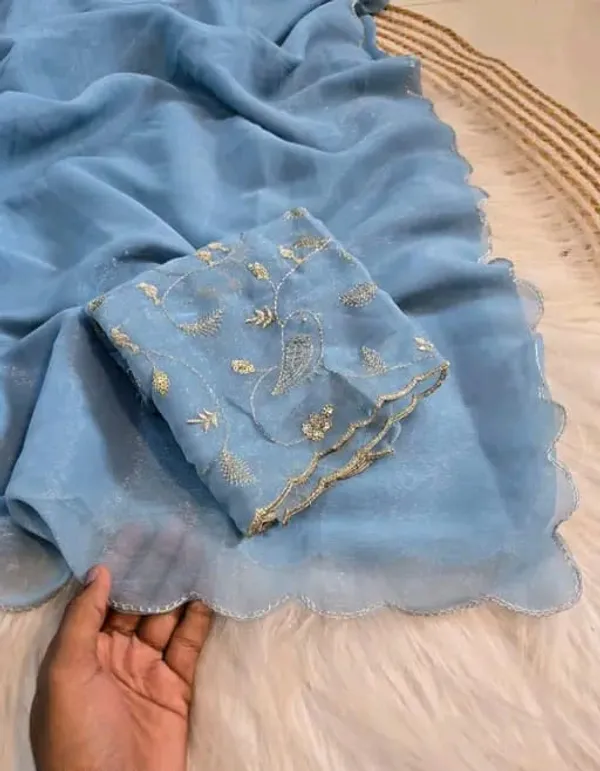 Sky_Blue_Lilan_Printed_Saree
