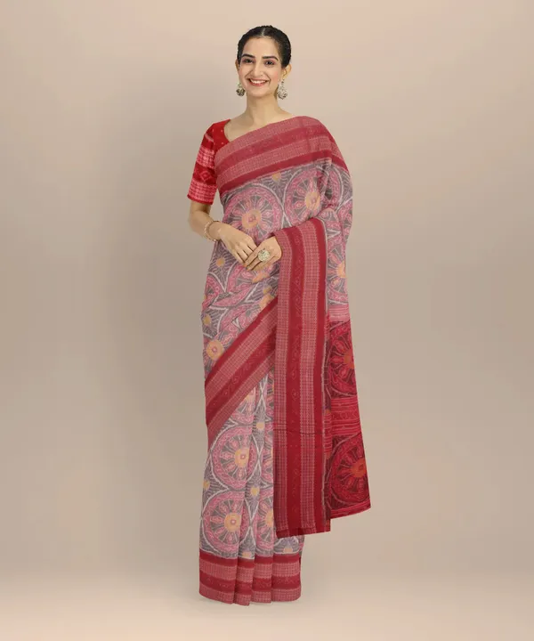 Red_Lilan_Printed_Saree