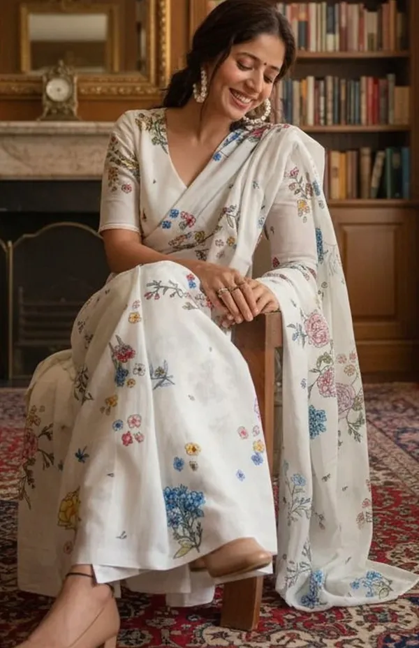 White_Lilan_Printed_Saree