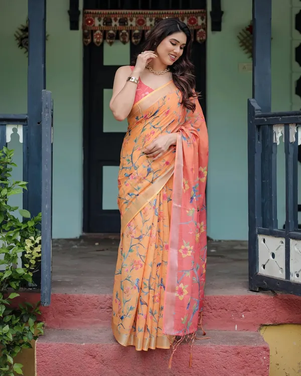 Multicolor_Lilan_Printed_Saree