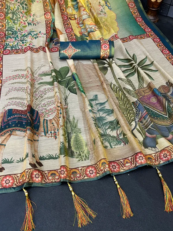 Multicolor_Lilan_Printed_Saree