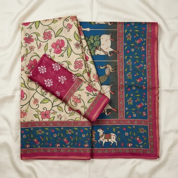 Multicolor_Lilan_Printed_Saree