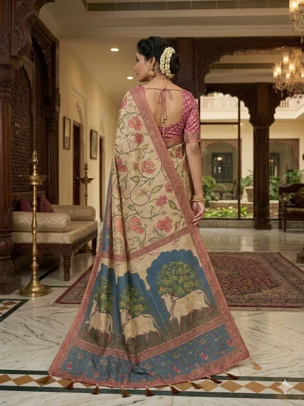Multicolor_Lilan_Printed_Saree
