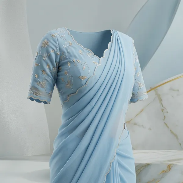 Sky_Blue_Lilan_Printed_Saree