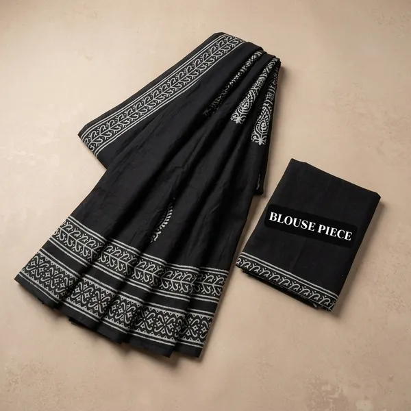 Black_And_White_Lilan_Printed_Saree