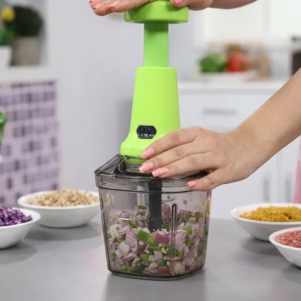 Green_Plastic_6_Blade__Chop_Vegetable_And_Fruit_Cutter_Chopper_With_Easy_Push_And_Close_Button