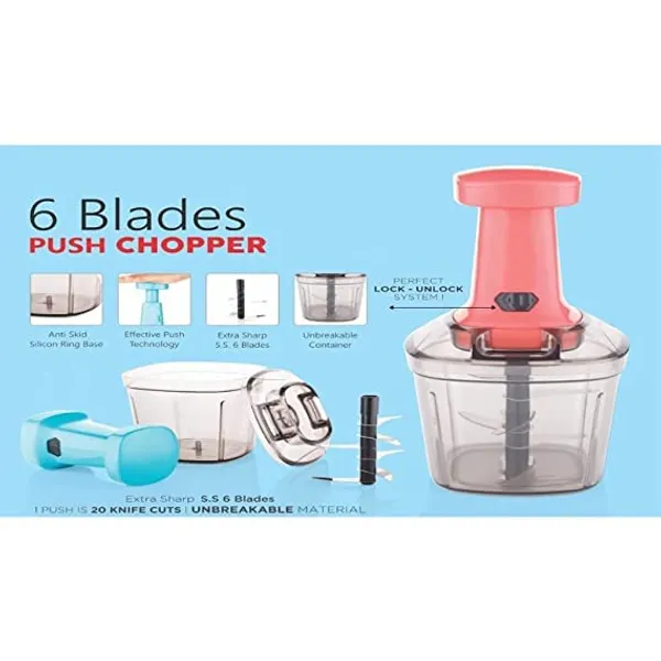 Pink_Plastic_6_Blade_Chop_Vegetable_And_Fruit_Cutter_Chopper_With_Easy_Push_And_Close_Button