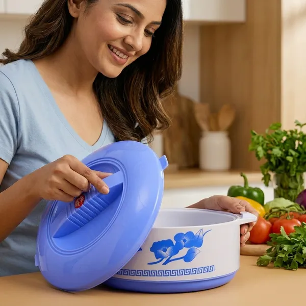 Blue_Plastic_Casserole_Pot_For_Roti_Chapati_Hot_Box