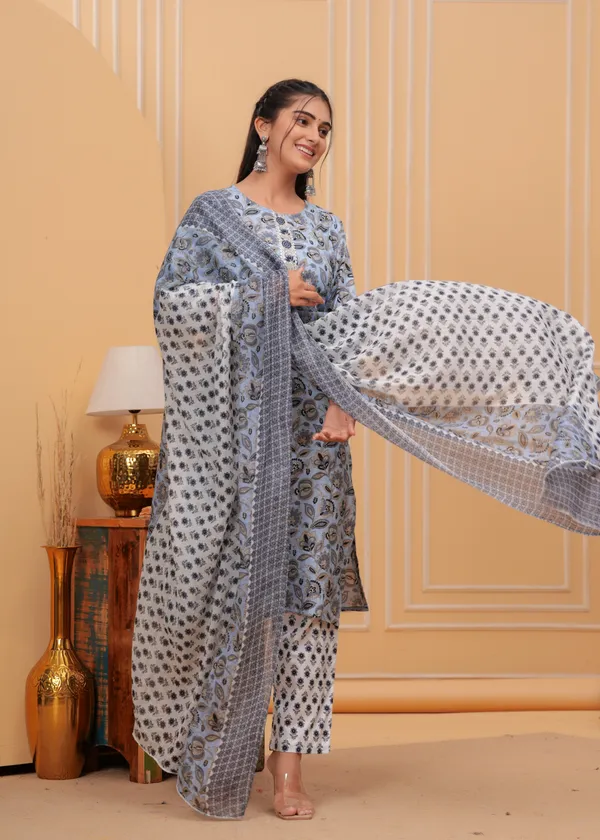 Blue_Cotton_Premium_Stylish_Suit_For_Womens