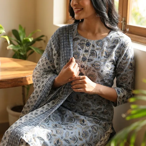 Blue_Cotton_Premium_Stylish_Suit_For_Womens