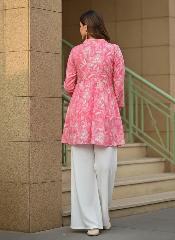 Light_Pink_Cotton_Stylish_Fashionable_Collar_Top_For_Women