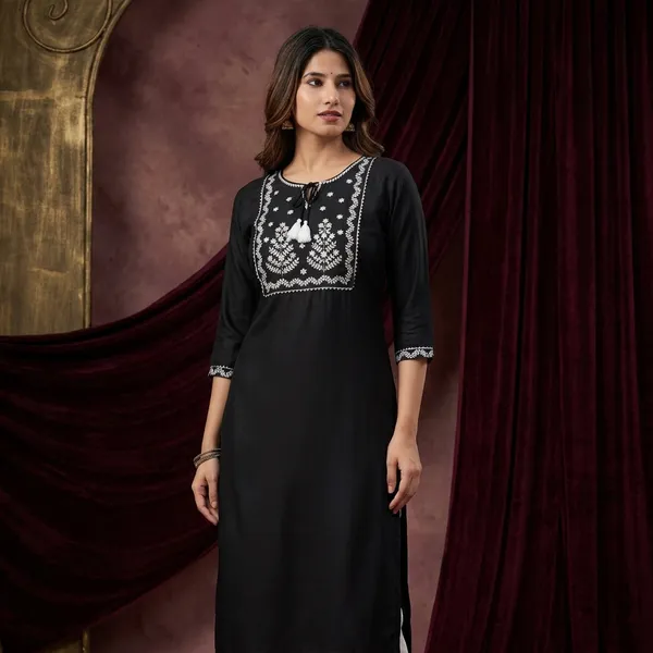 Black_Rayon_Premium_Stylish_Kurti_For_Womens