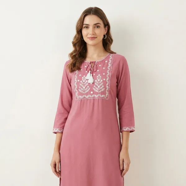 Gajri_Rayon_Premium_Stylish_Kurti_For_Womens