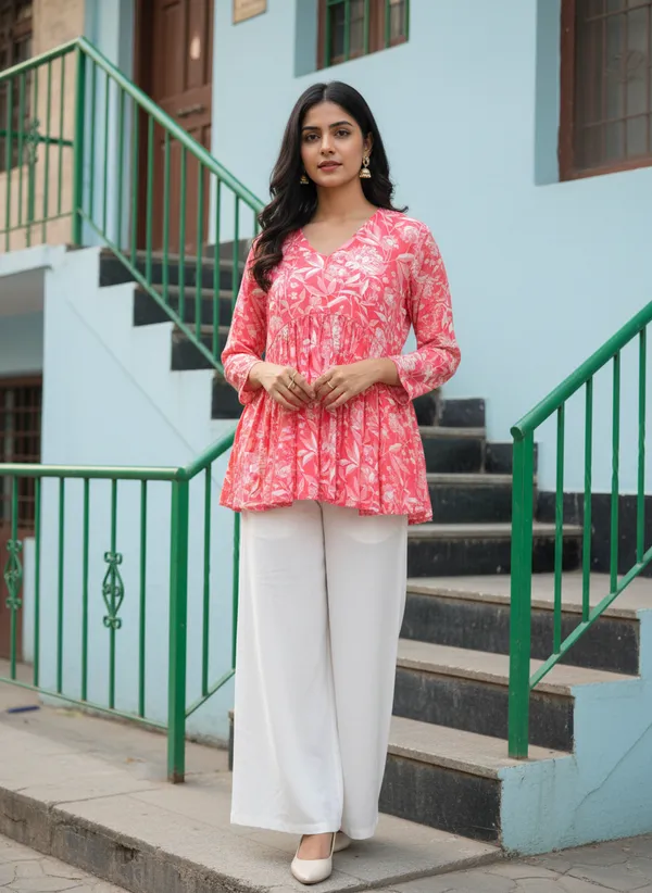 Pink_Cotton_Stylish_Fashionable_Tops_For_Women