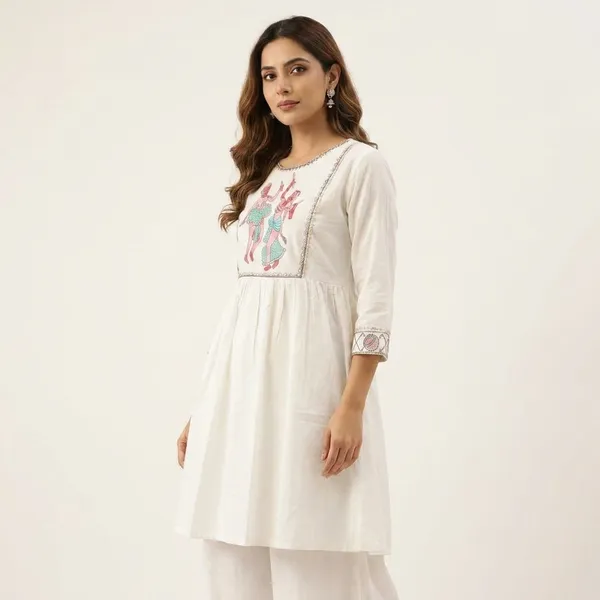 White_Rayon_Premium_Stylish_Top_For_Womens