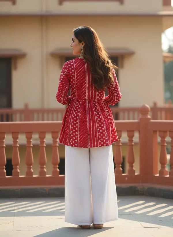 Red_Cotton_Stylish_Fashionable_Tops_For_Women