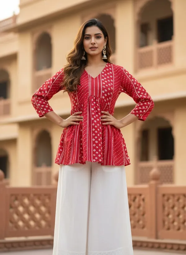 Red_Cotton_Stylish_Fashionable_Tops_For_Women