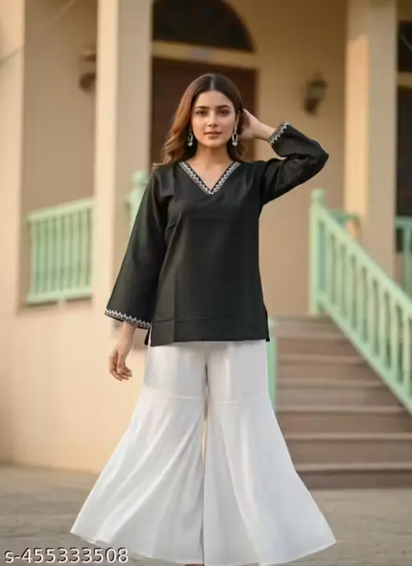 Black_Rayon_Premium_Stylish_Top_For_Womens