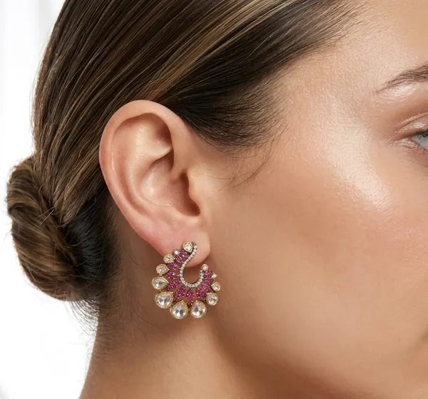 AAVYA_STUDS_-_RUBY_RED