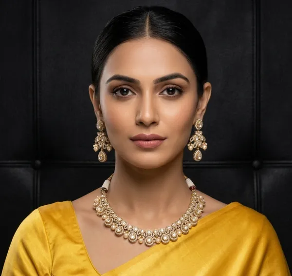 Avantika_Necklace_Set_-_White