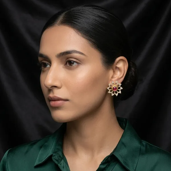 Blossom_Studs_-_Ruby_Red