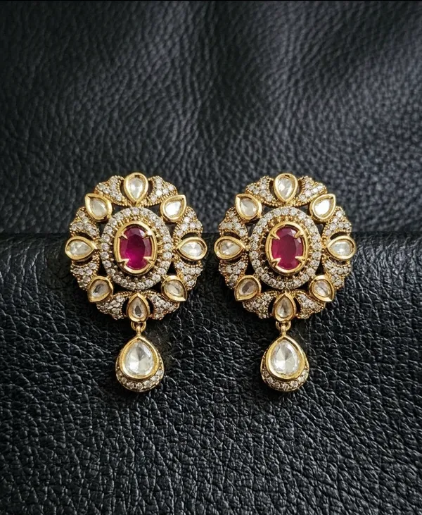 Ira_Drop_Studs_-_Ruby_Red