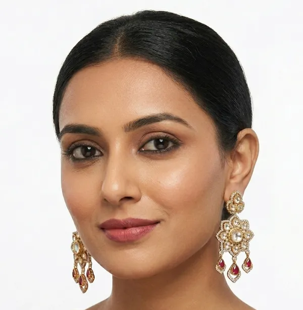 Sitaara_Earrings_-_Ruby_Red