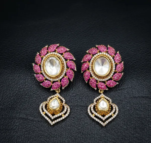 Nitya_Swirl_Earrings_-_Ruby_Pink