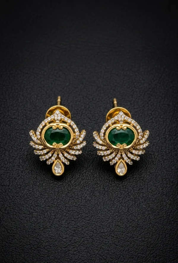 ARIA_STUDS_-_EMERALD_COLOUR
