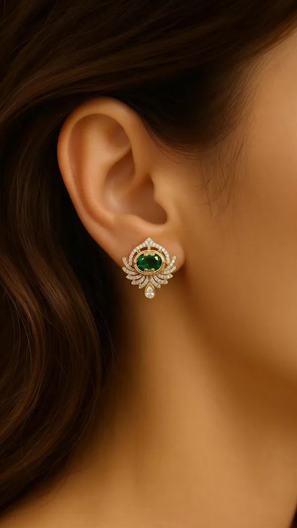 ARIA_STUDS_-_EMERALD_COLOUR