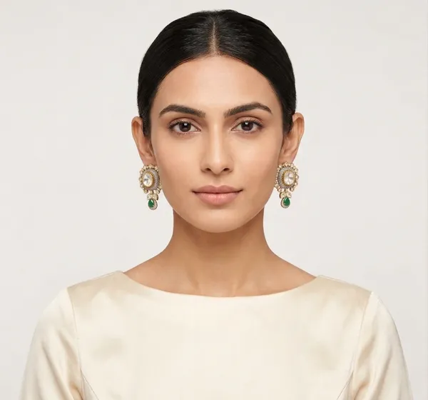 Zoya_Earrings_-_Grey_and_Emerald