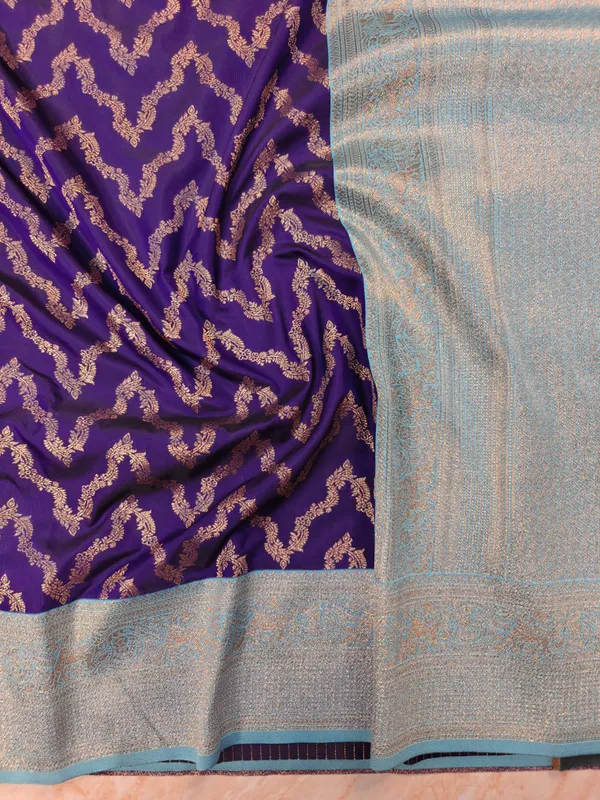 BANARASI_KATAN_SILK_IN_PURPLE_WITH_SKY_BLUE