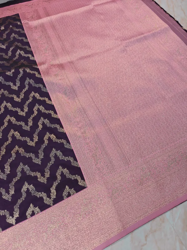 BANARASI_KATAN_SILK_IN_PURPLE_WITH_WITH_BABY_PINK