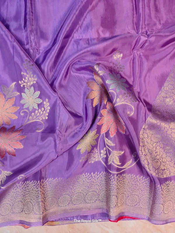 Korean_Silk_In_Lavender_With_Boutique_Style_Multi_Boota_Saree_For_Women