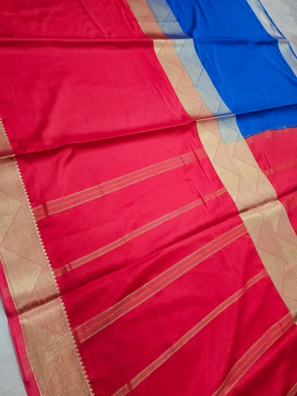 MYSORE_CREPE_IN_ROYAL_BLUE_WITH_RED_BORDER