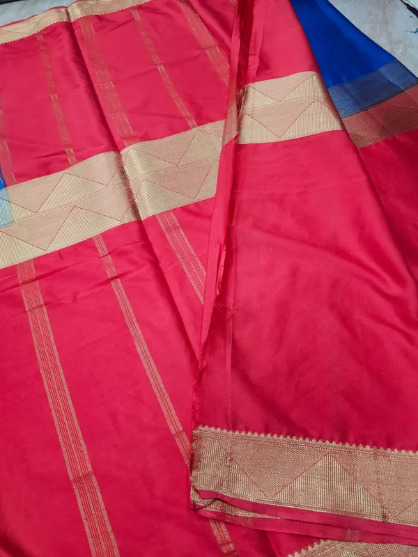 MYSORE_CREPE_IN_ROYAL_BLUE_WITH_RED_BORDER
