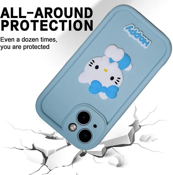 3D_Cute_Cartoon_Happy_Kitty_Soft_Silicone_Case_Cover_for_iPhone_14_&_iPhone_13