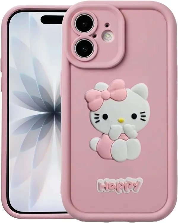 3D_Cute_Cartoon_Happy_Kitty_Soft_Silicone_Case_Cover_for_iPhone_16_Plus