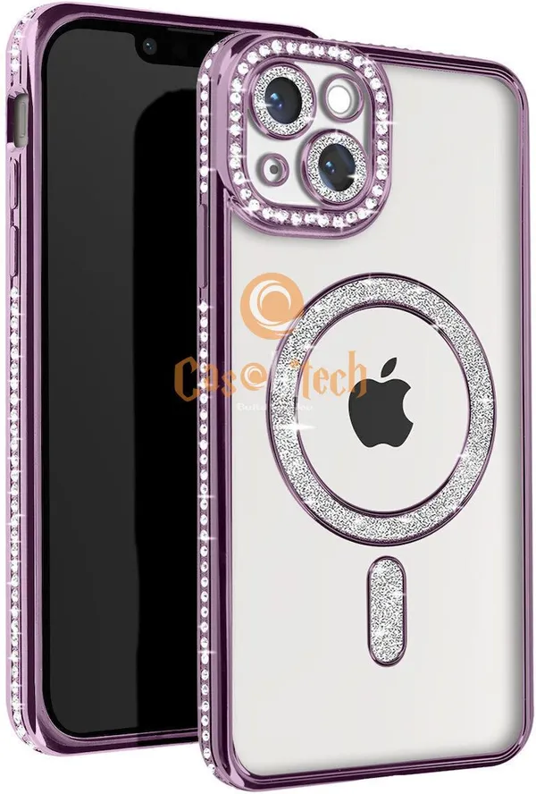 Bling_Rhineston,_Sparkle_Diamond,_Camera_Lens,_Logo_View_Case_Cover_for_iPhone_14_Plus