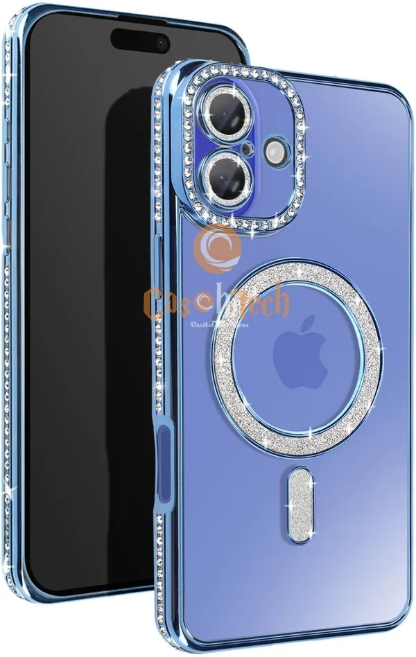 Bling_Rhineston,_Sparkle_Diamond,_Camera_Lens,_Logo_View_Case_Cover_for_iPhone_16_Plus
