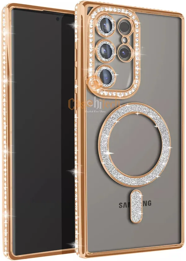 Bling_Rhineston,_Sparkle_Diamond,_Camera_Lens,_Logo_View_Case_Cover_for_Samsung_Galaxy_S22_Ultra_5G