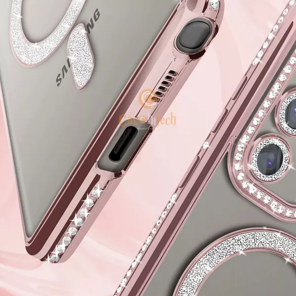 Bling_Rhineston,_Sparkle_Diamond,_Camera_Lens,_Logo_View_Case_Cover_for_Samsung_Galaxy_S22_Ultra_5G