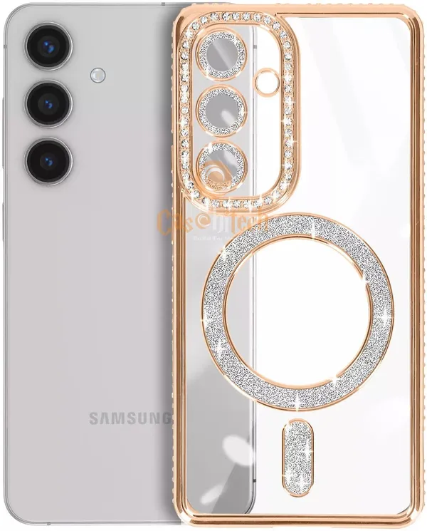 Bling_Rhineston,_Sparkle_Diamond,_Camera_Lens,_Logo_View_Case_Cover_for_Samsung_Galaxy_S25_5G_&_Samsung_Galaxy_S24_5G