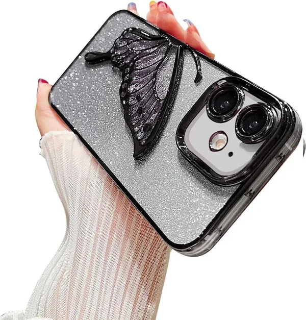 Luxury_Glitter_Cute_Butterfly,_Flexible_Case_Cover_for_iPhone_11