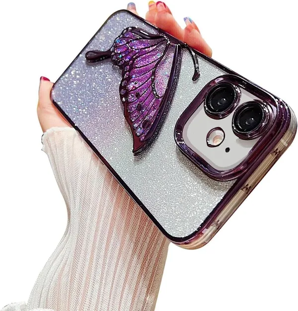 Luxury_Glitter_Cute_Butterfly,_Flexible_Case_Cover_for_iPhone_11