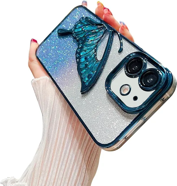 Luxury_Glitter_Cute_Butterfly,_Flexible_Case_Cover_for_iPhone_12