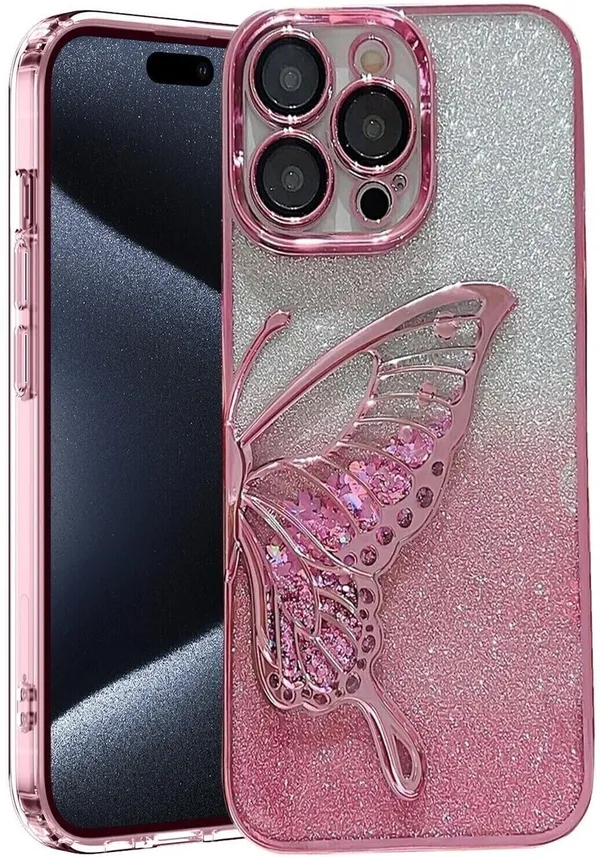 Luxury_Glitter_Cute_Butterfly,_Flexible_Case_Cover_for_iPhone_13_Pro_Max